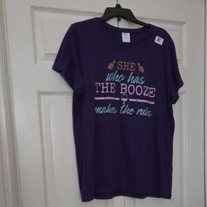 Purple Graphic Tee